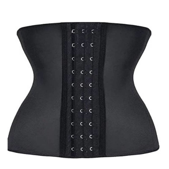 NEW Yianna Corset Waist Trainer Cincher Curvy Control Black Shaper - Picture 2 of 8
